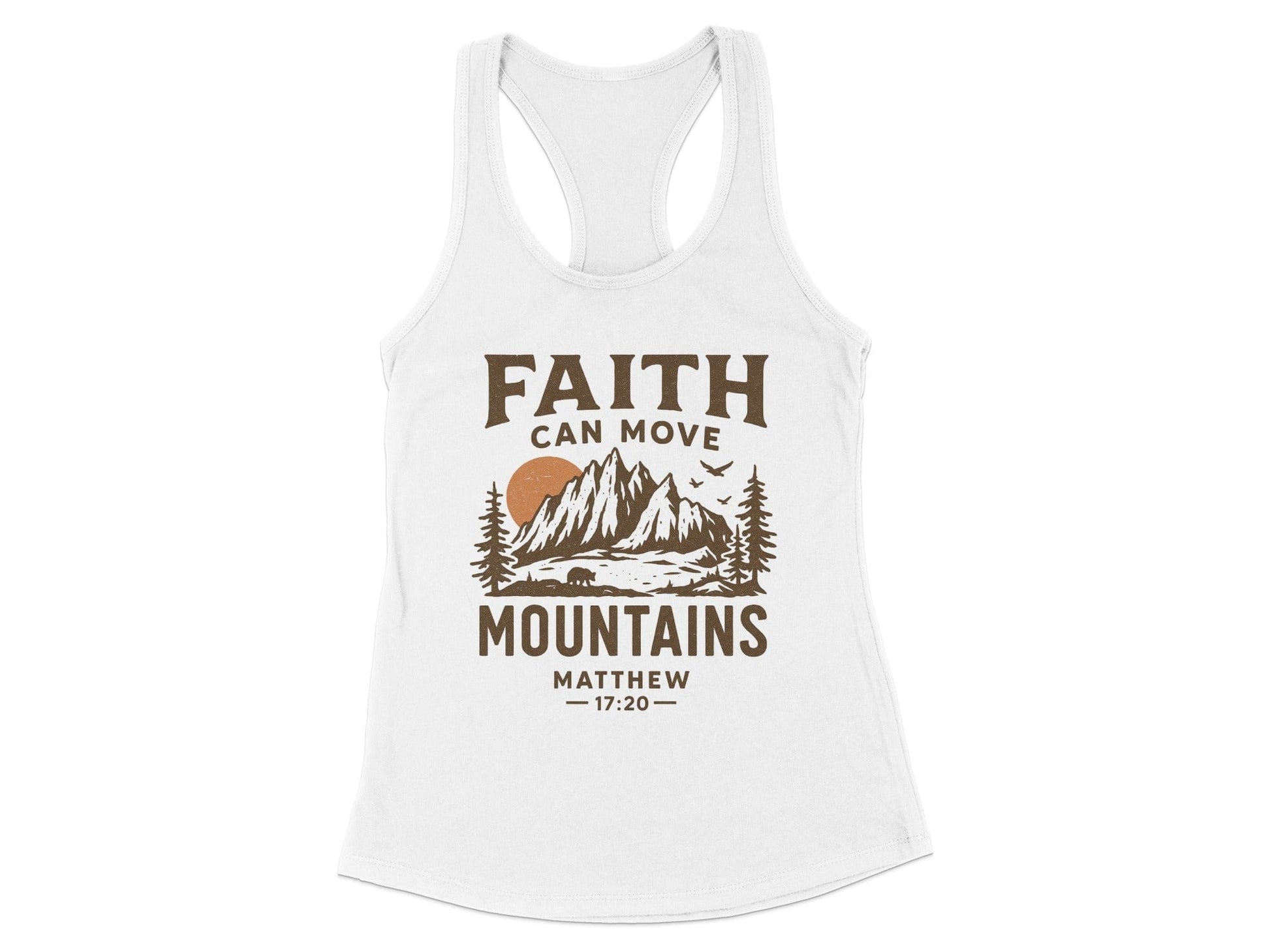 Faith Can Move Mountains Matthew 17:20 Tank Top product type