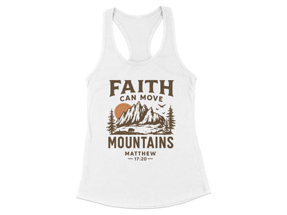 Faith Can Move Mountains Matthew 17:20 Tank Top product type