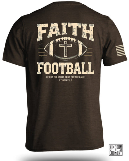 Faith Football Graphic Tee Shirt product type