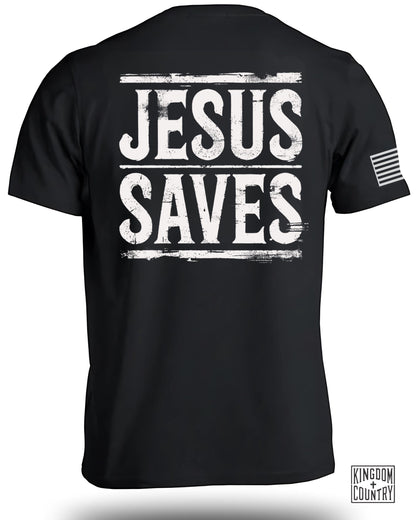 JESUS SAVES Patriotic Design Shirt product