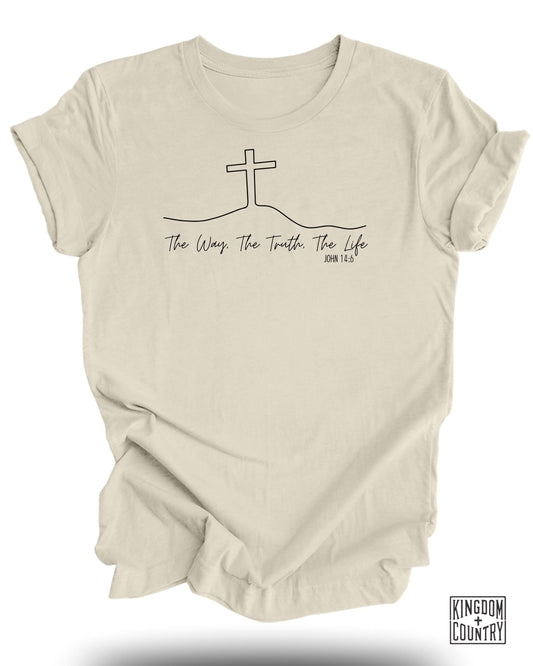 The Way the Truth The Life John 14 6 T-shirt product