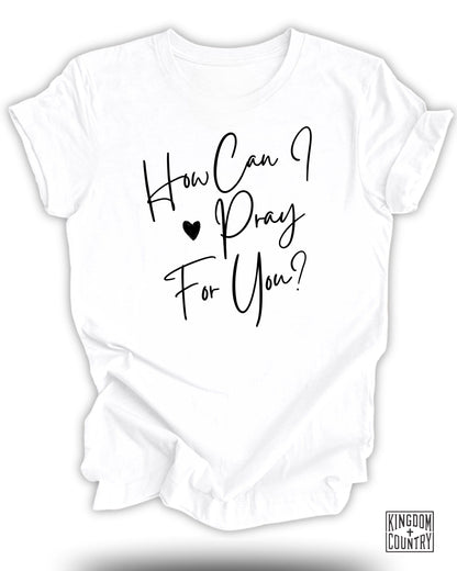 How Can I Pray For You Quote Unisex T-shirt product