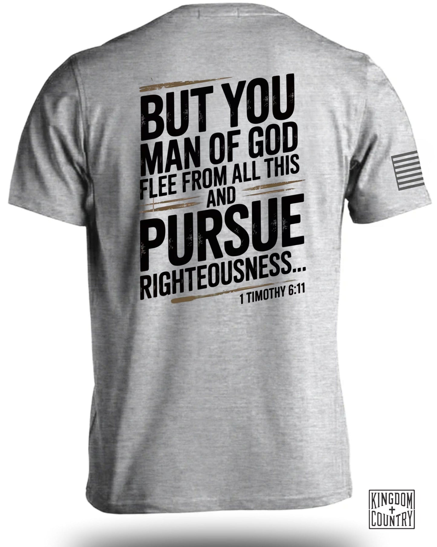 Inspirational Scripture Flee and Pursue Righteousness product