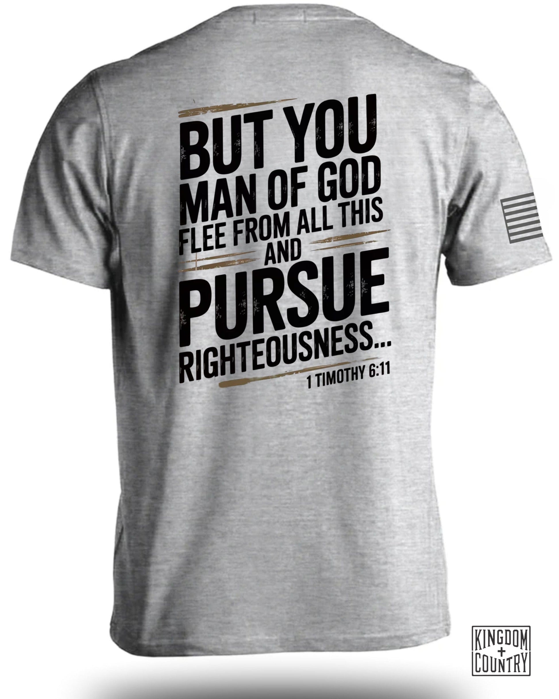 Inspirational Scripture Flee and Pursue Righteousness product