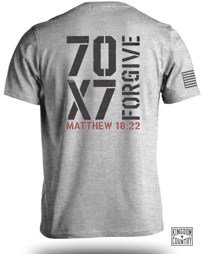 70x7 Forgive Matthew 18 22 T-shirt product type