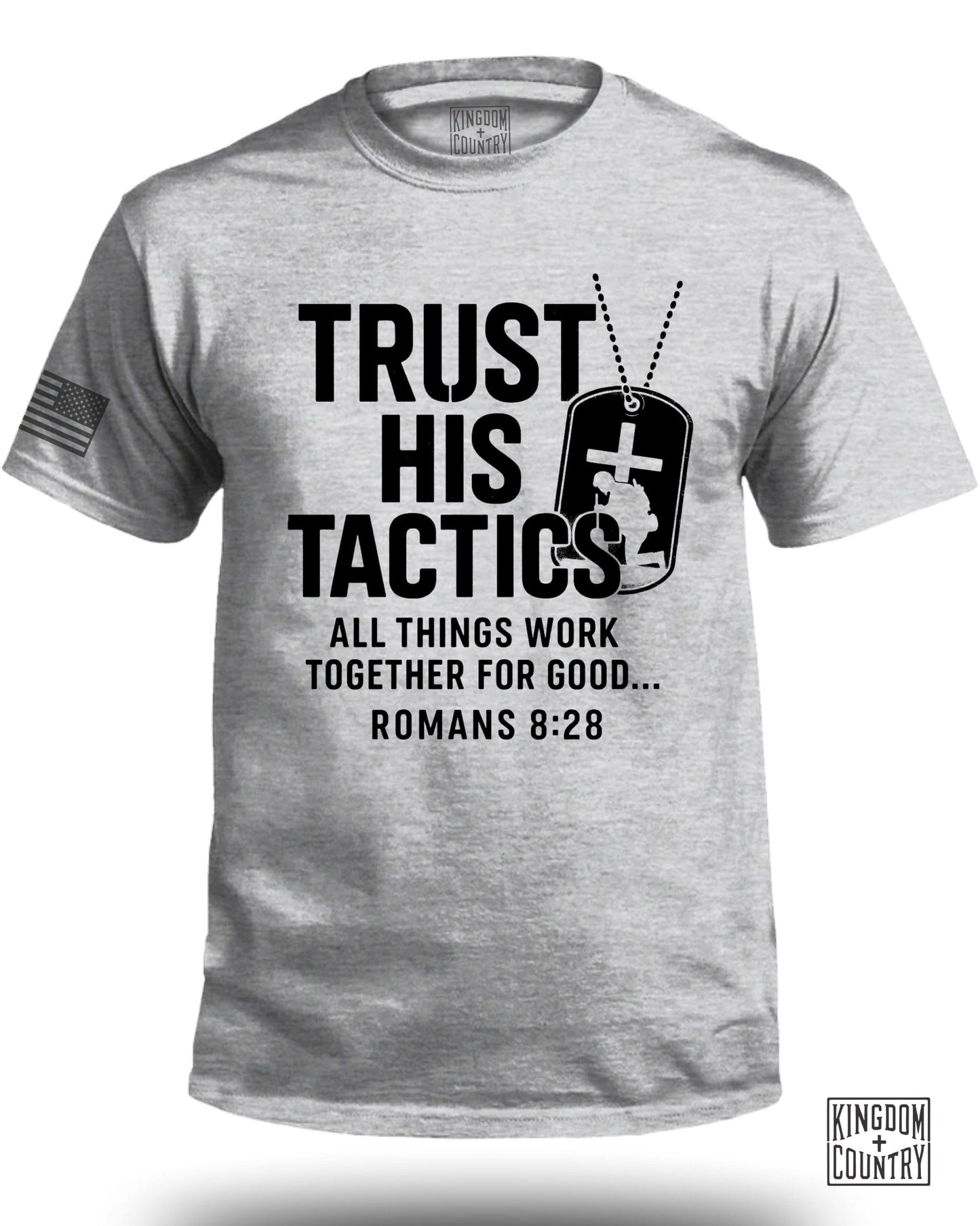 Trust His Tactics Religious Inspirational T-shirt product