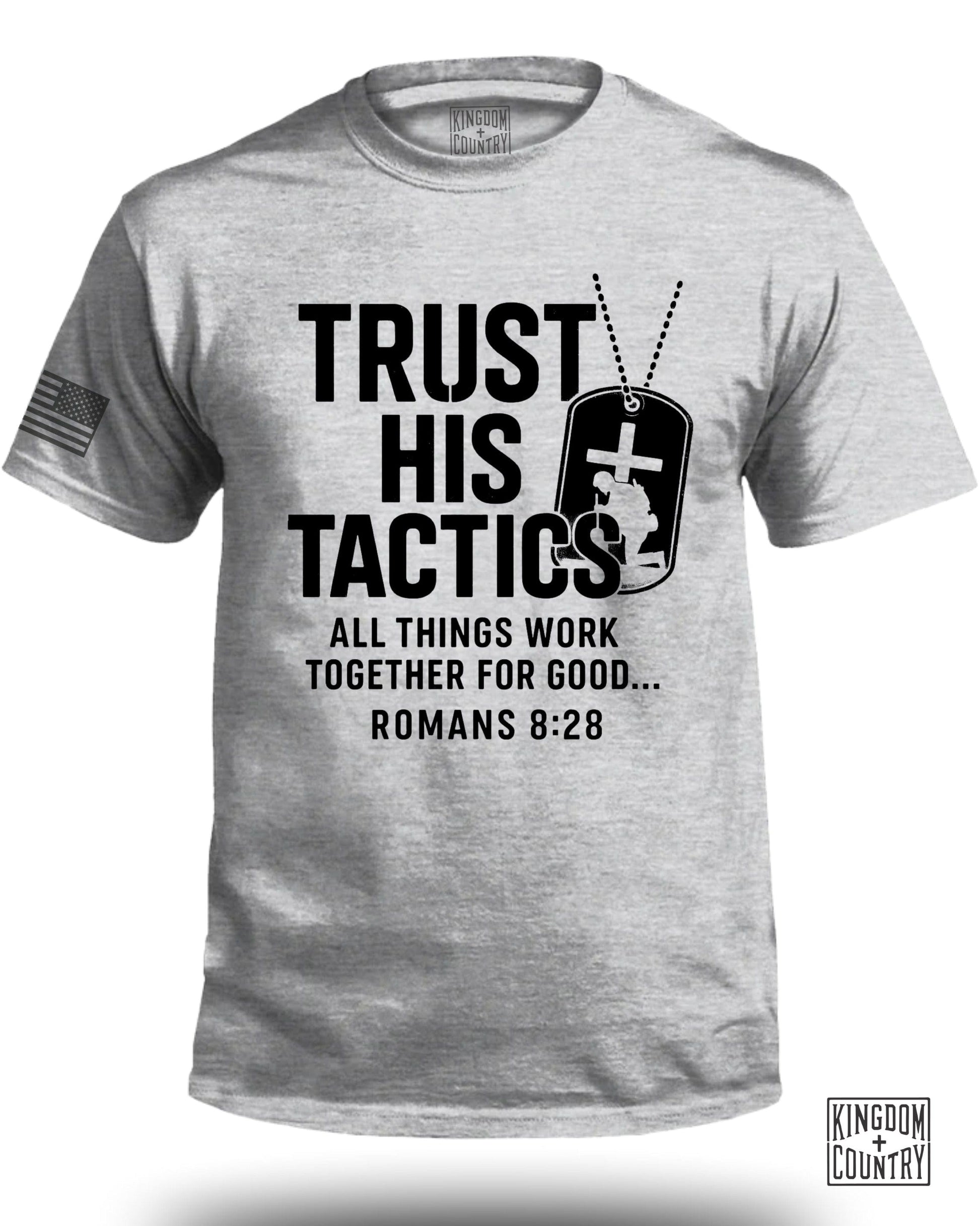 Trust His Tactics Religious Inspirational T-shirt product
