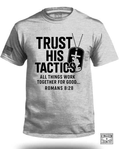 Trust His Tactics Religious Inspirational T-shirt product