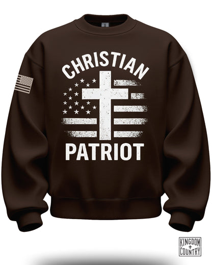 Christian Patriot Crewneck Sweatshirt for Faithful Supporters