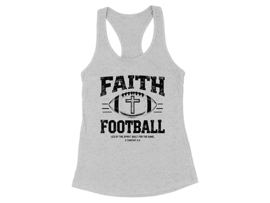 Faith Football Graphic Women's Tank Top product