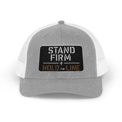 Stand Firm Hold The Line Snapback Trucker Cap