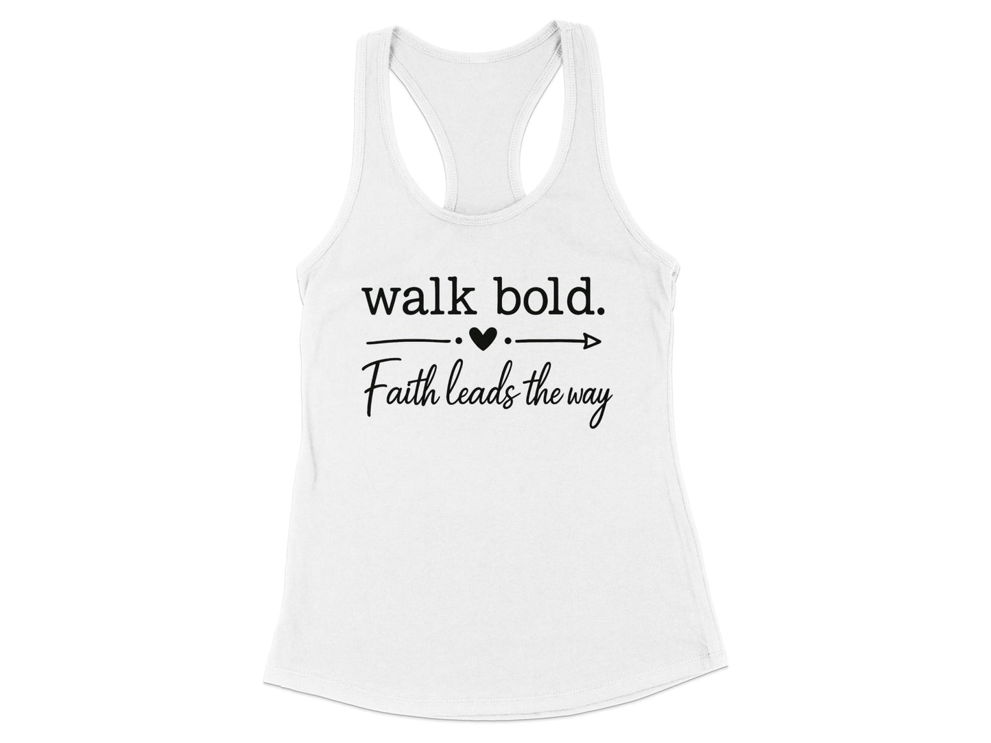 Walk Bold Faith Leads The Way Tank Top product type