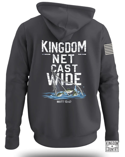 Inspire Your Faith with Kingdom Net Cast Wide Hoodie product