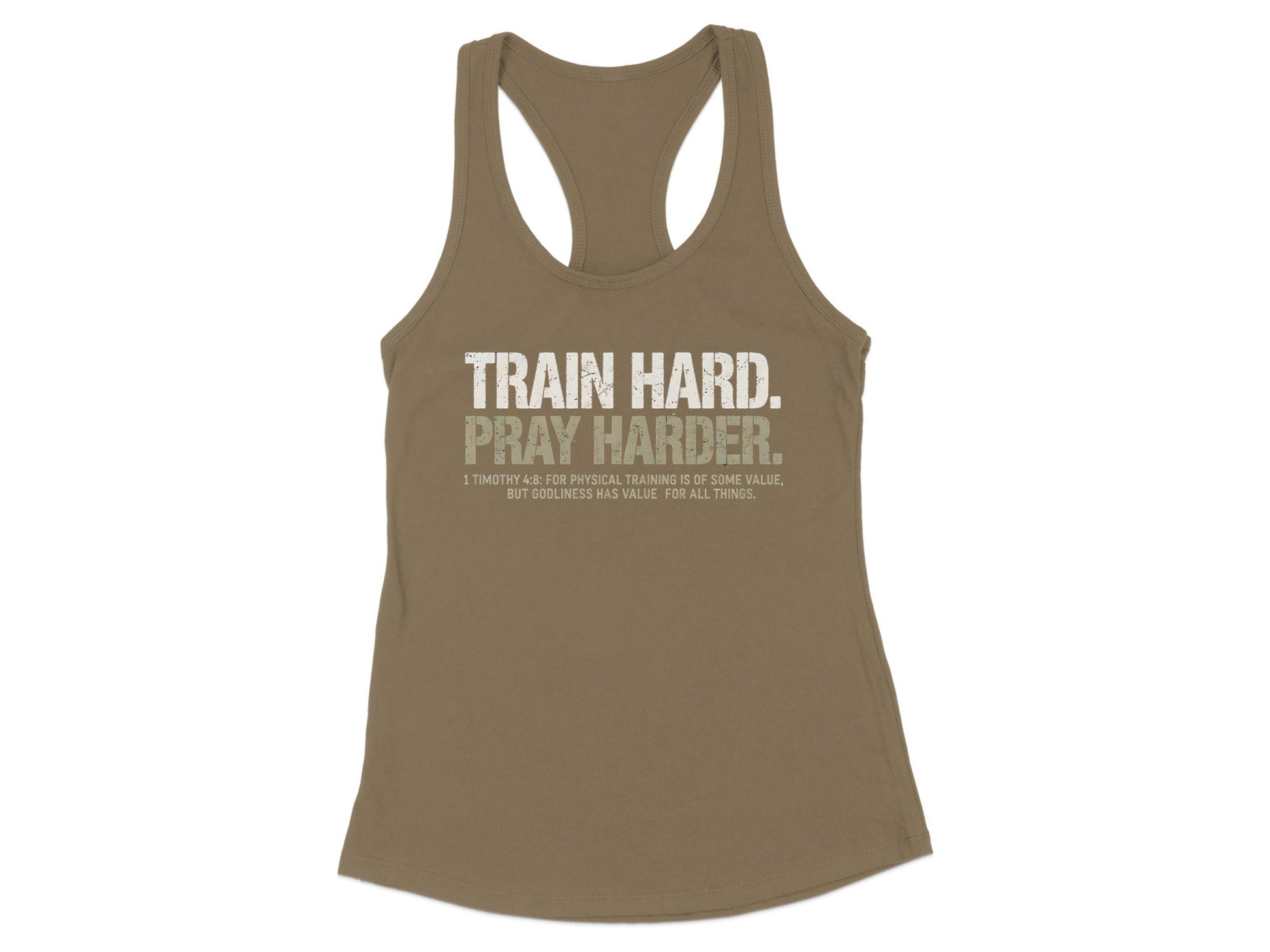 Train Hard Pray Harder Tank Top product type