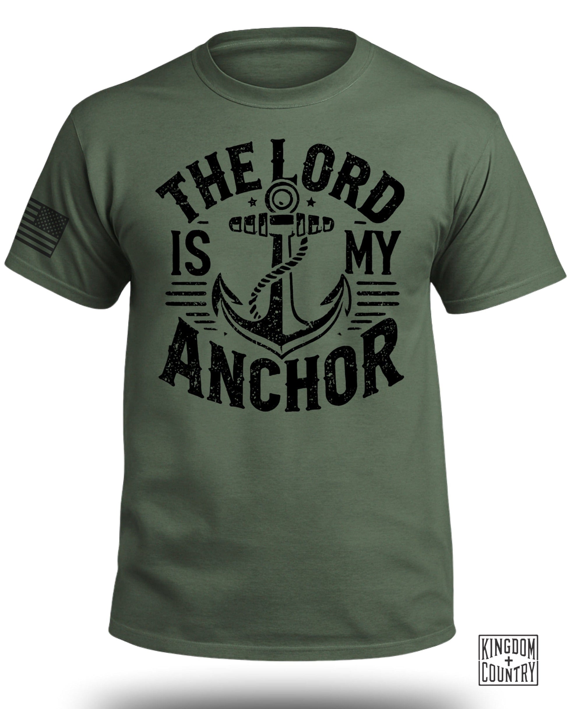 The Lord is My Anchor Inspirational T-Shirt product type