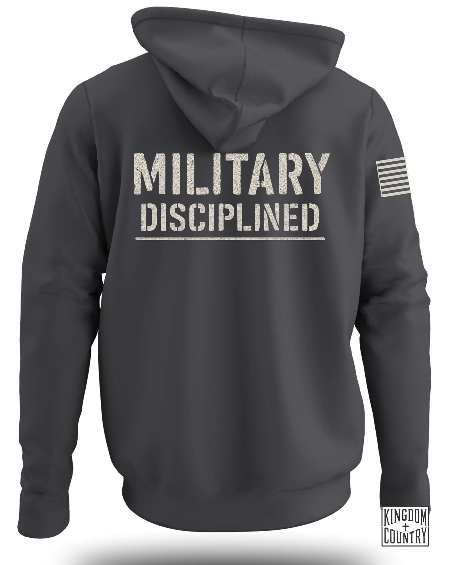 Military Disciplined Flag Print Hoodie product