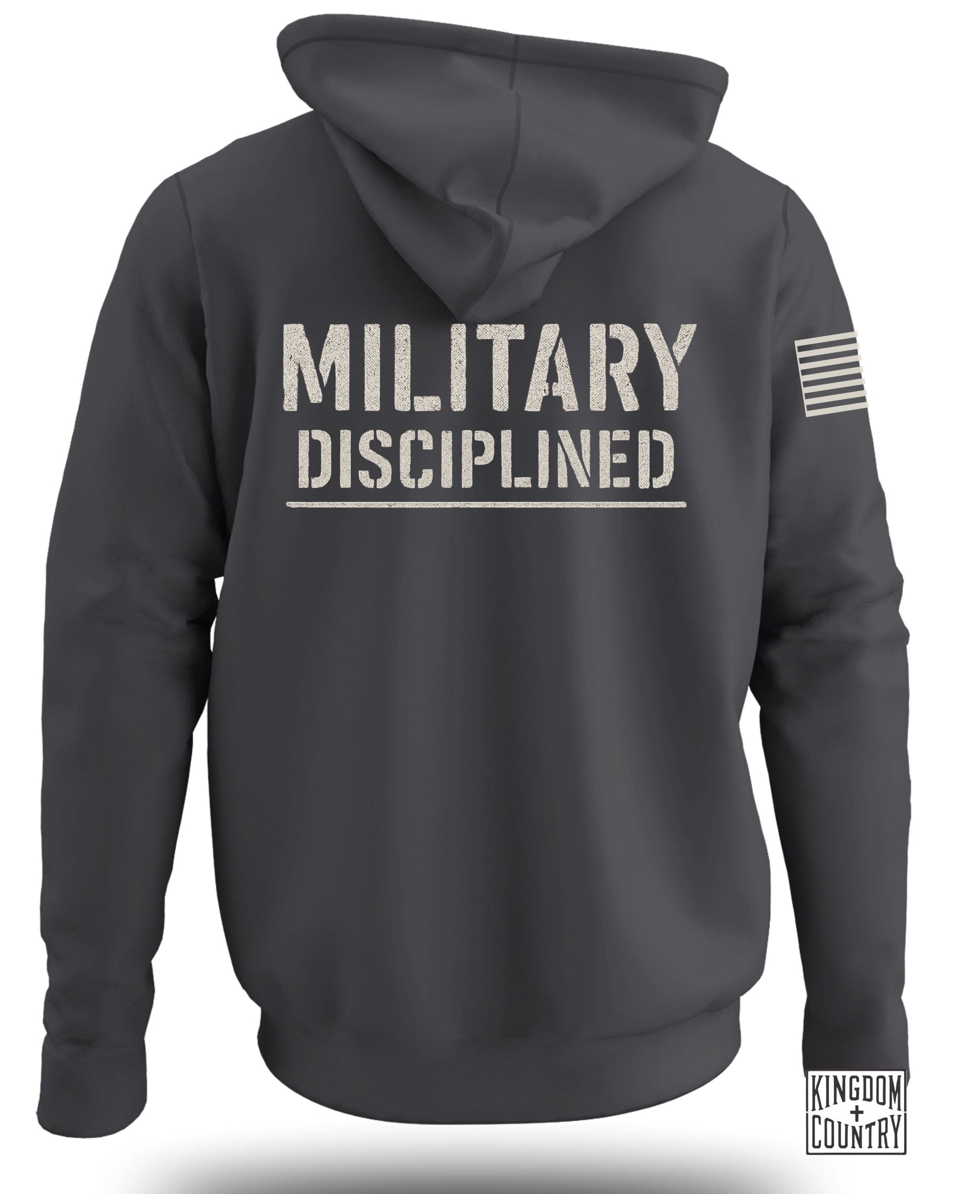 Military Disciplined Flag Print Hoodie product