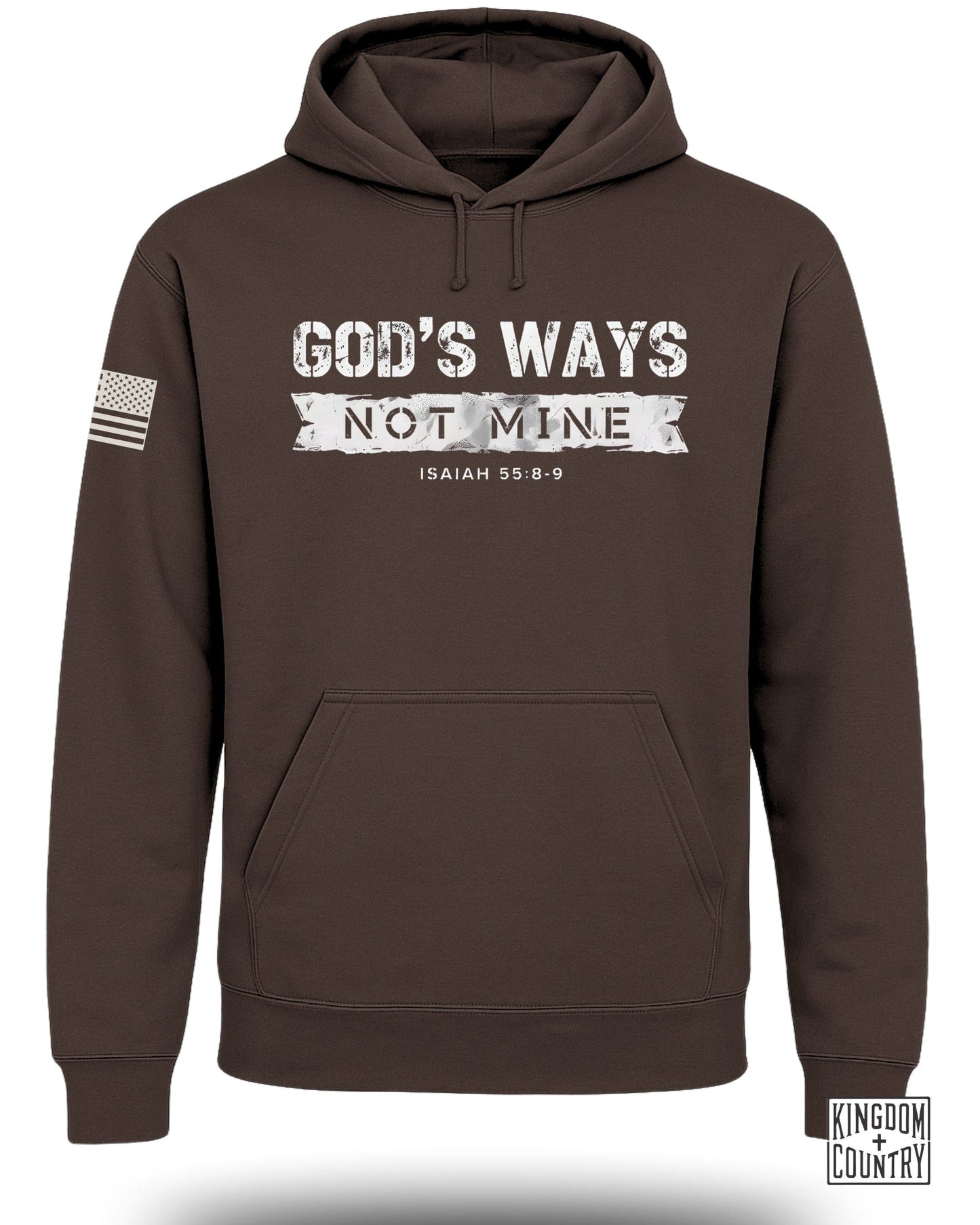 God's Ways Not Mine Isaiah 55:8-9 Hoodie