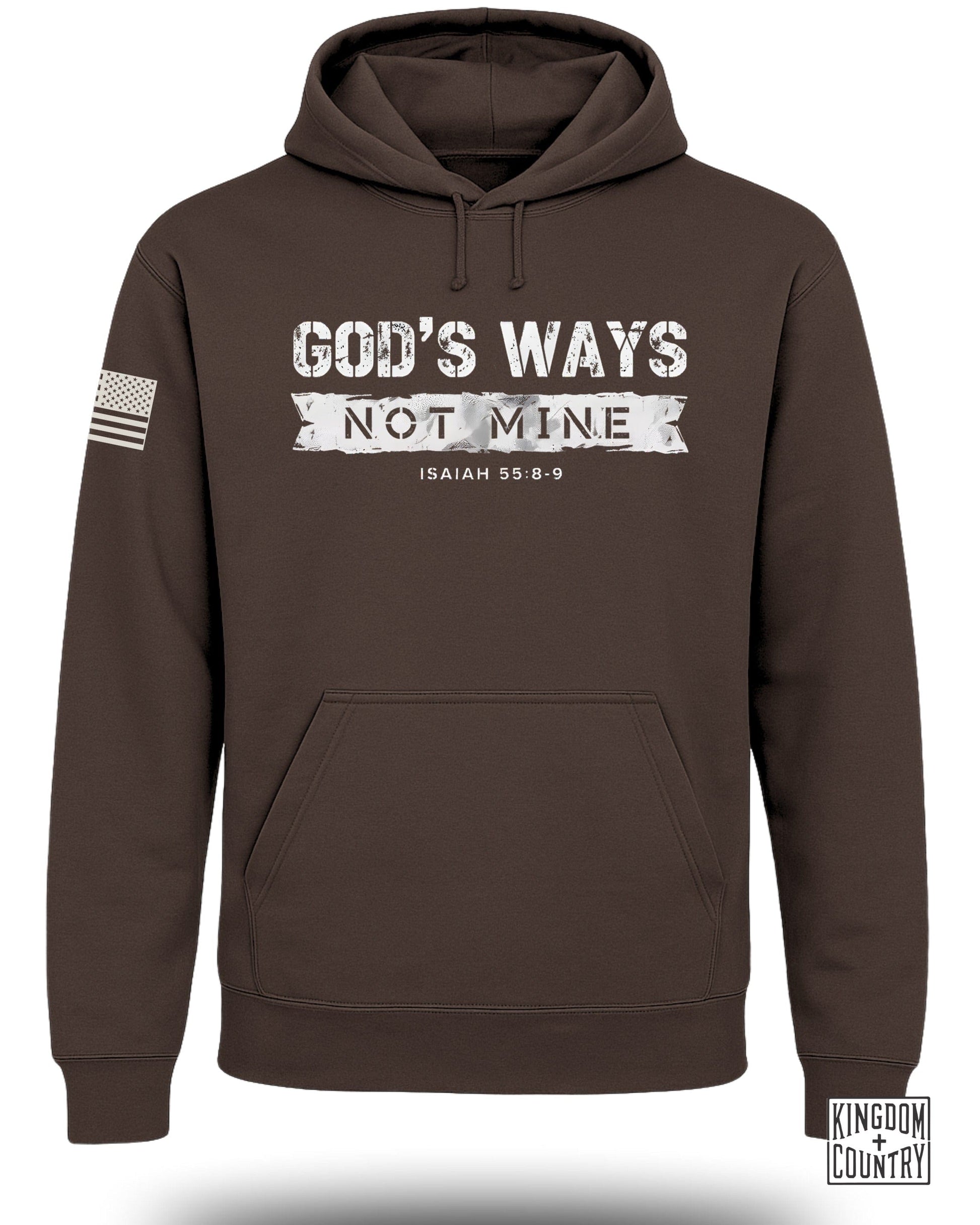 God's Ways Not Mine Isaiah 55:8-9 Hoodie