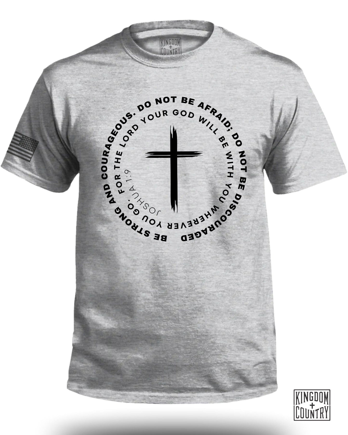 Be Strong and Courageous Inspirational T-Shirt product
