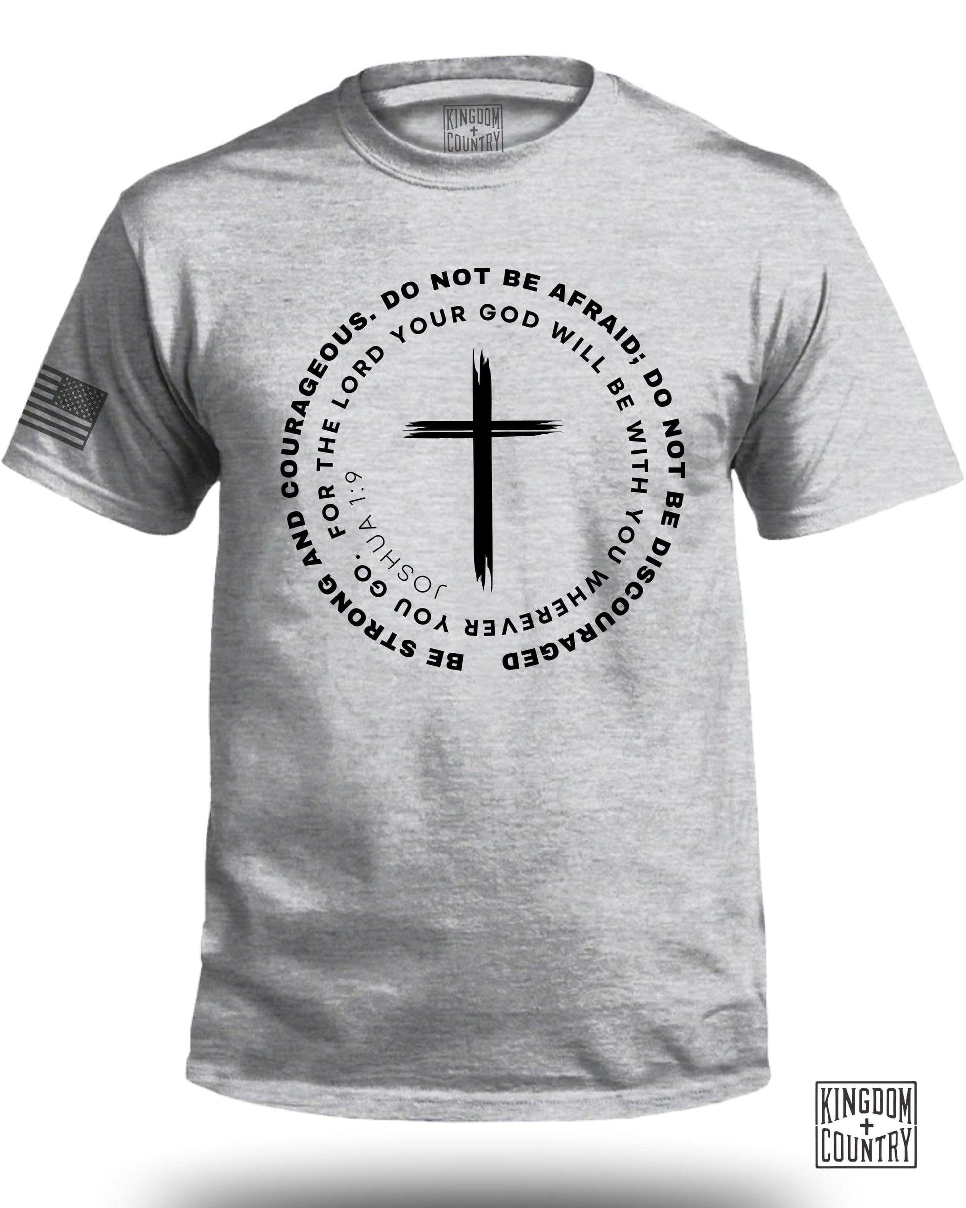 Be Strong and Courageous Inspirational T-Shirt product