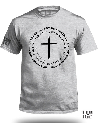 Be Strong and Courageous Inspirational T-Shirt product