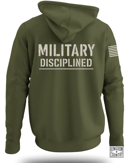 Military Disciplined Hoodie with Flag Back product type