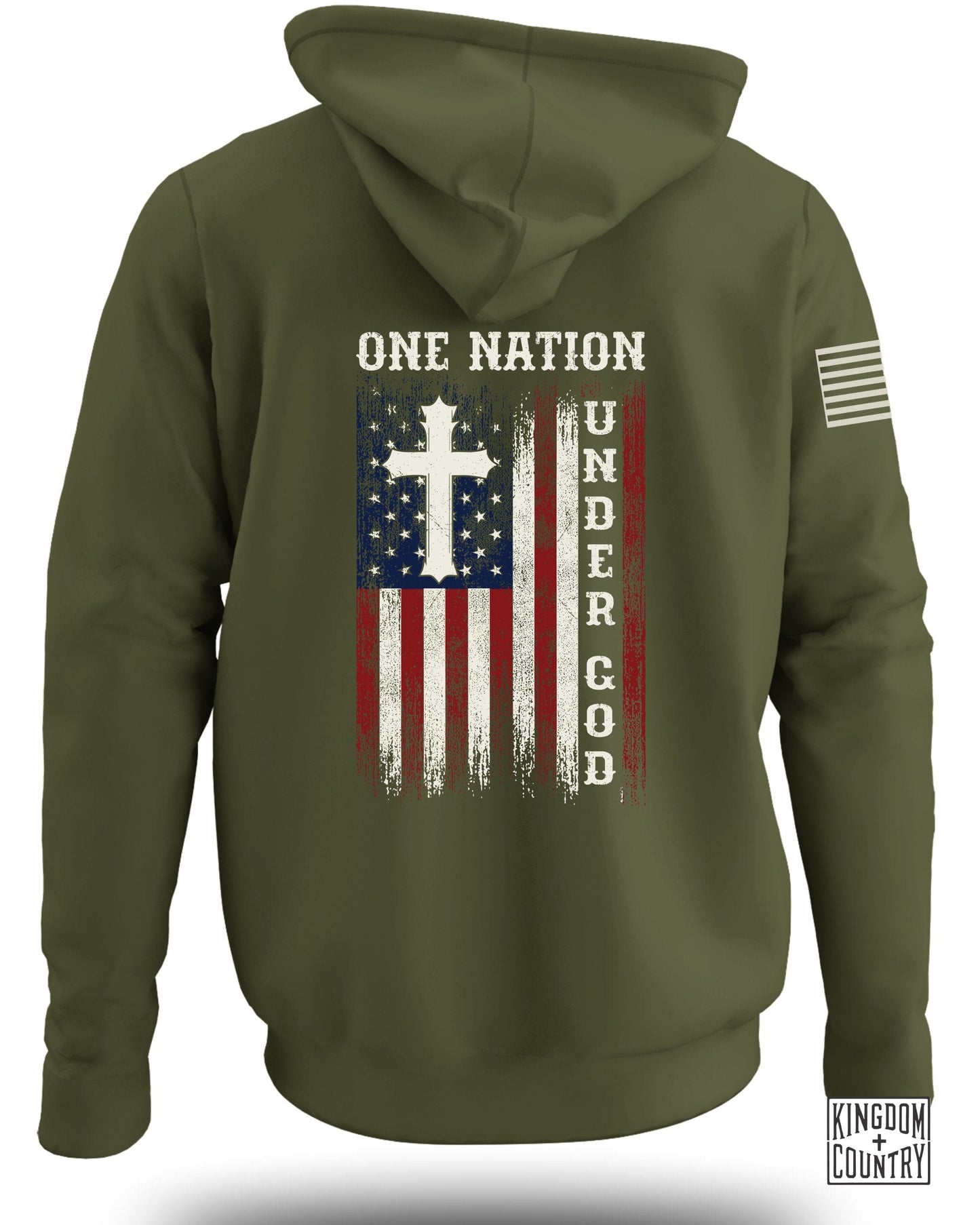 One Nation Under God Graphic Hoodie Product