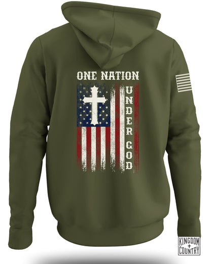 One Nation Under God Graphic Hoodie Product