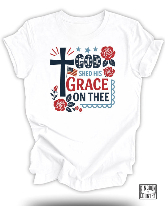 God Shed His Grace on Thee Graphic Tee product type