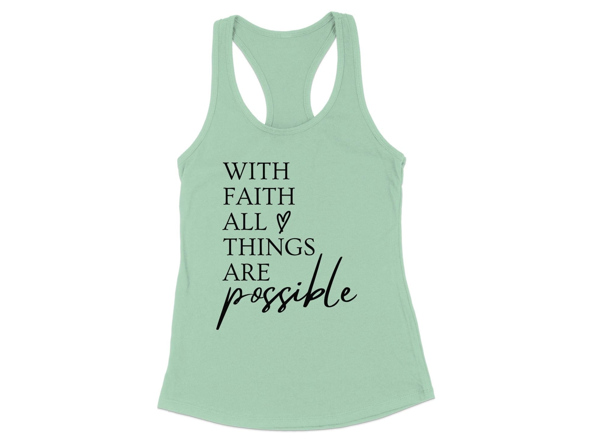 With Faith All Things Are Possible Tank Top Product