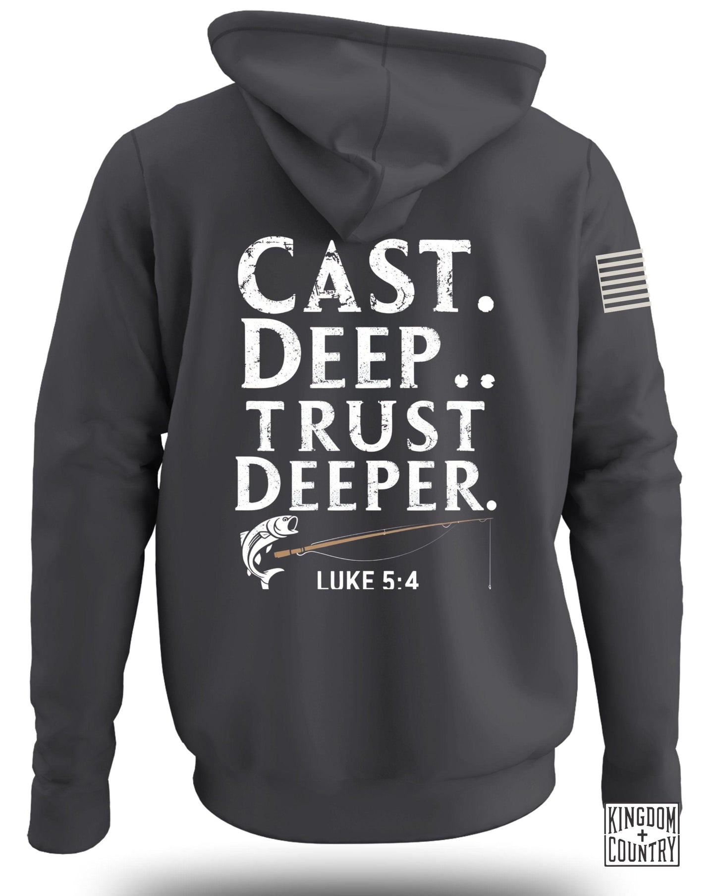 Cast Deep Trust Deeper Luke 5:4 Hoodie product
