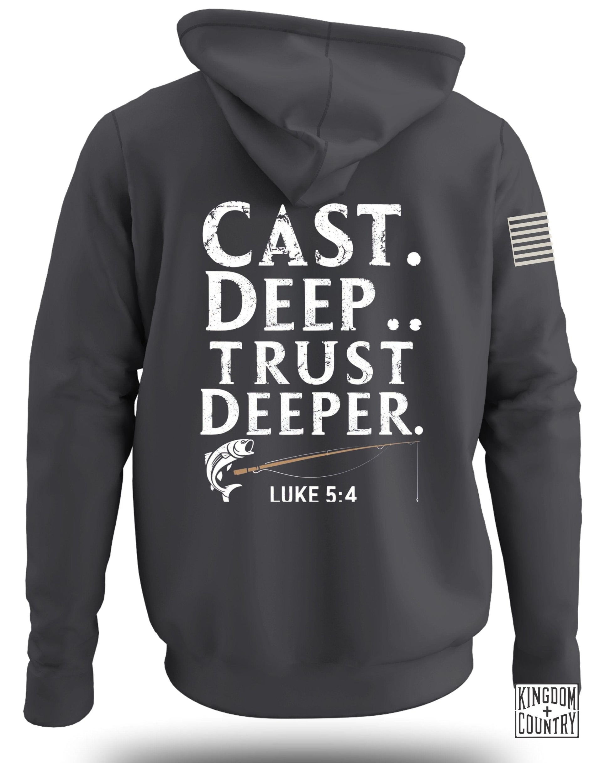 Cast Deep Trust Deeper Luke 5:4 Hoodie product