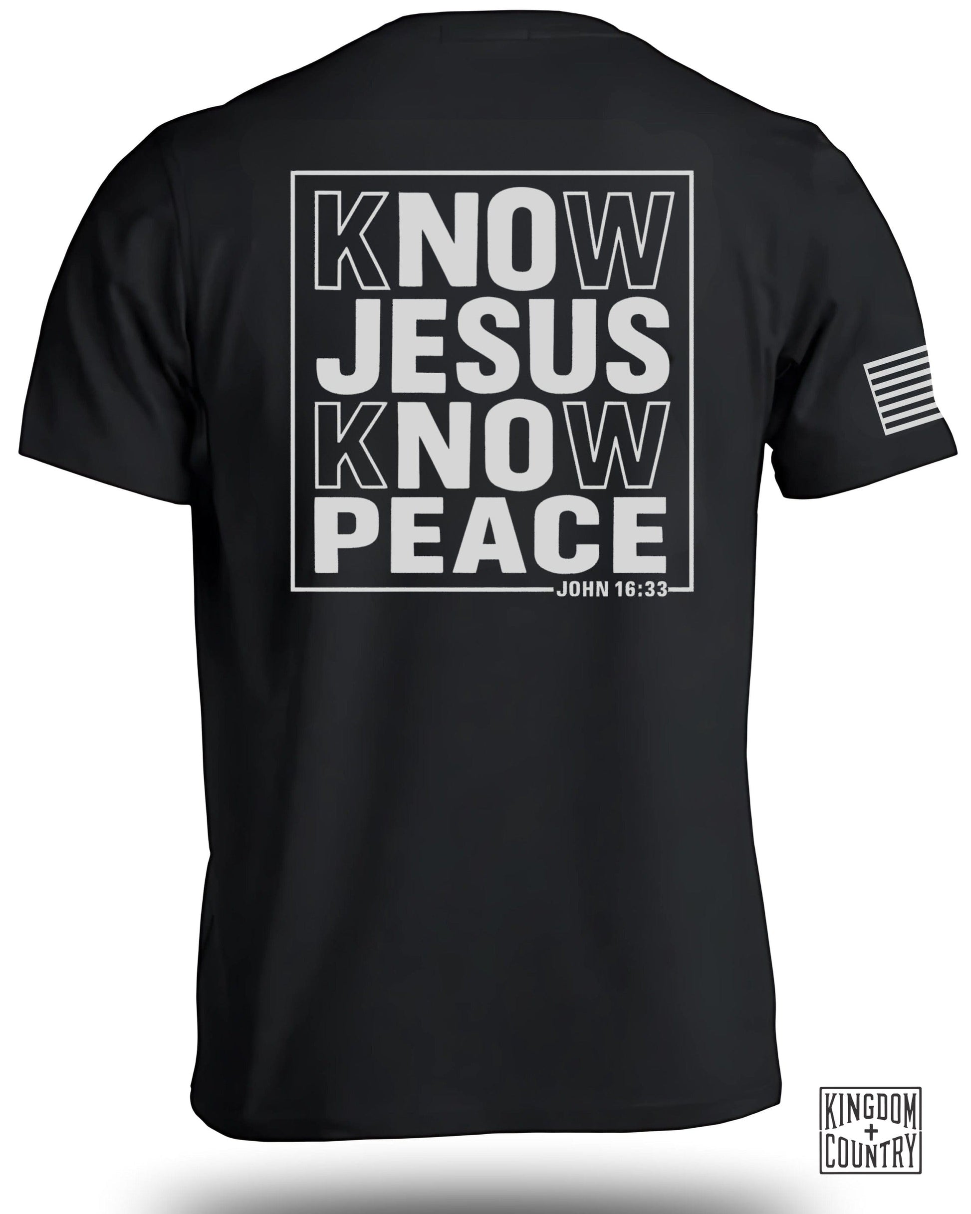 Inspirational Know Jesus Know Peace T-shirt product type