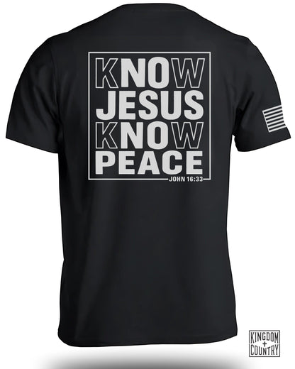 Inspirational Know Jesus Know Peace T-shirt product type