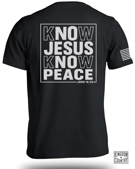Inspirational Know Jesus Know Peace T-shirt product type