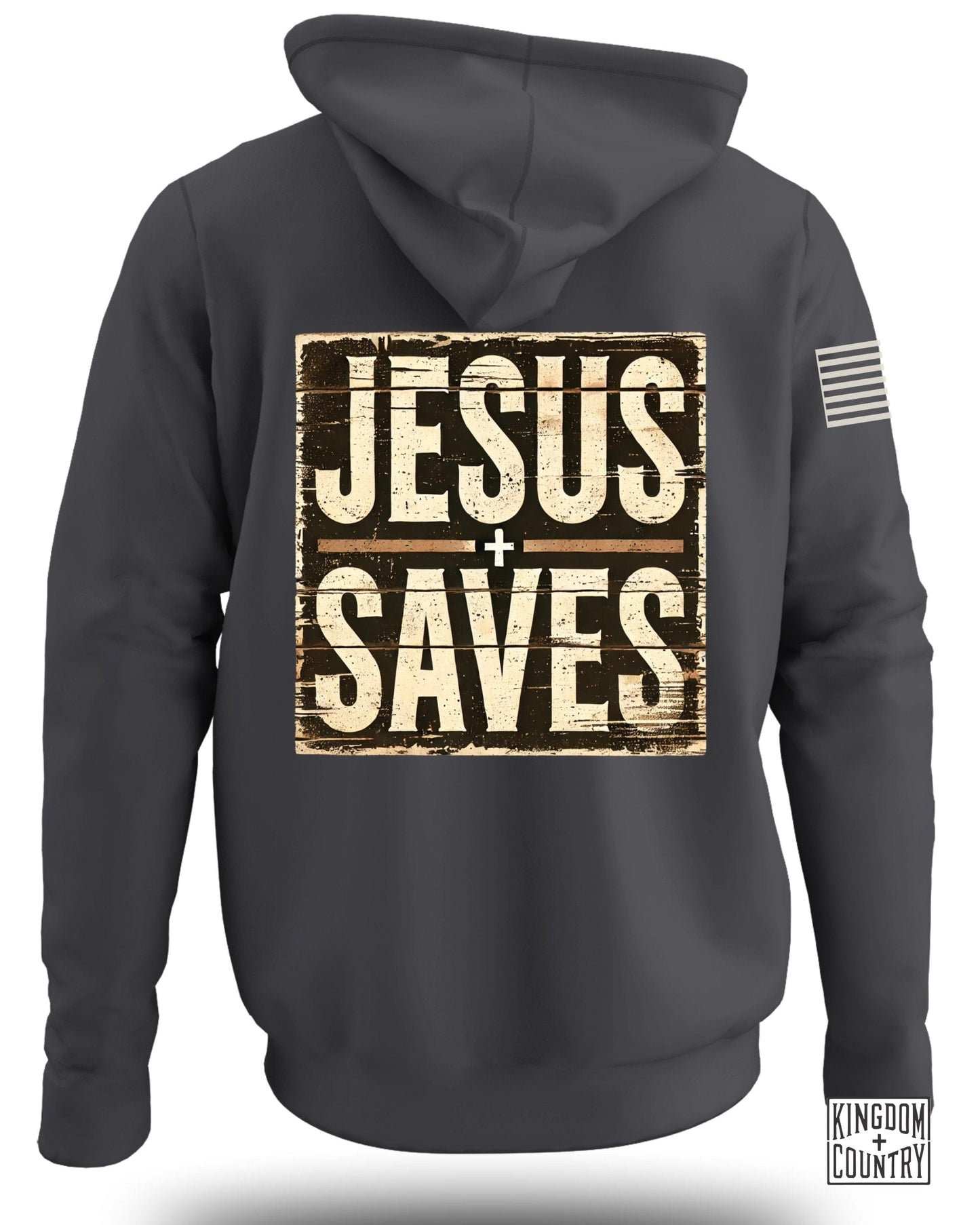 JESUS SAVES Printed Hoodie Religious Apparel product type