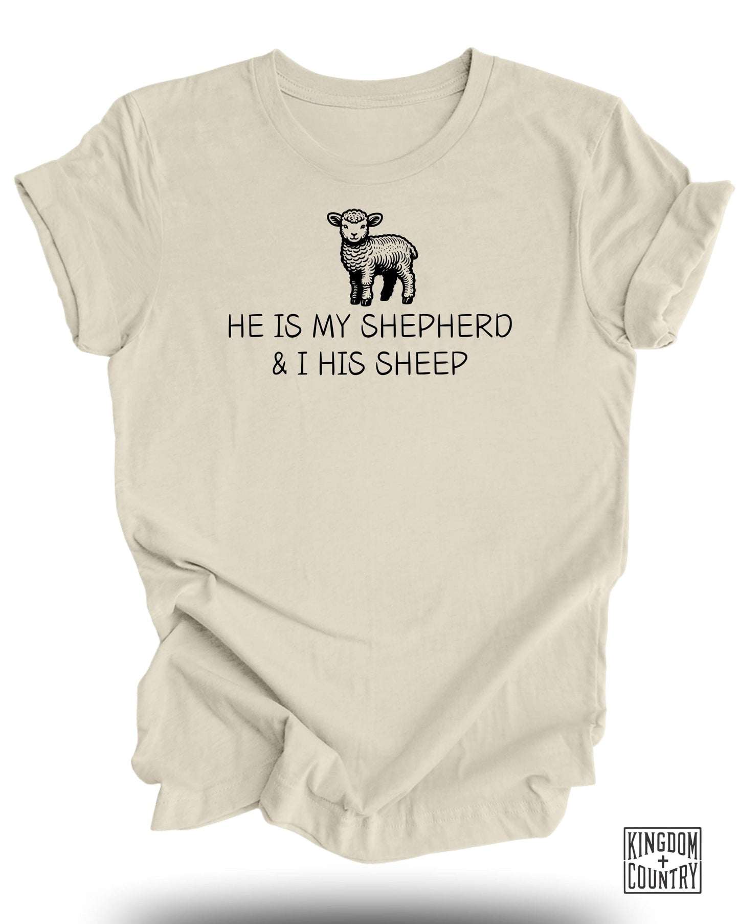 He is My Shepherd and I His Sheep T-shirt product