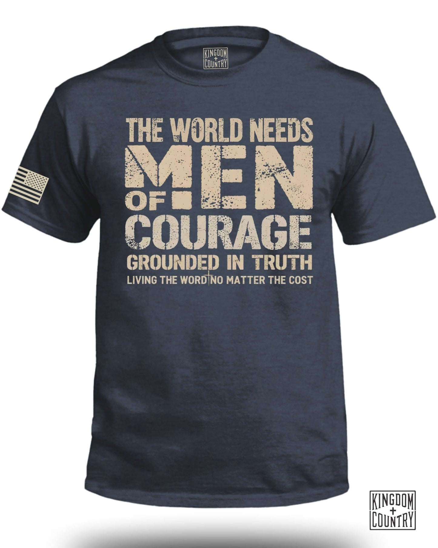 The World Needs Men of Courage Graphic T-Shirt Product