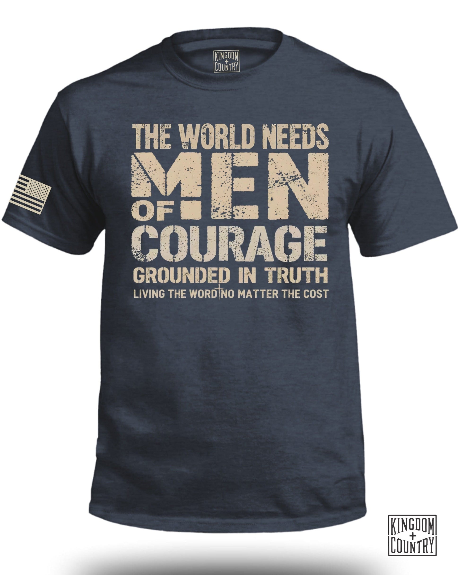 The World Needs Men of Courage Graphic T-Shirt Product