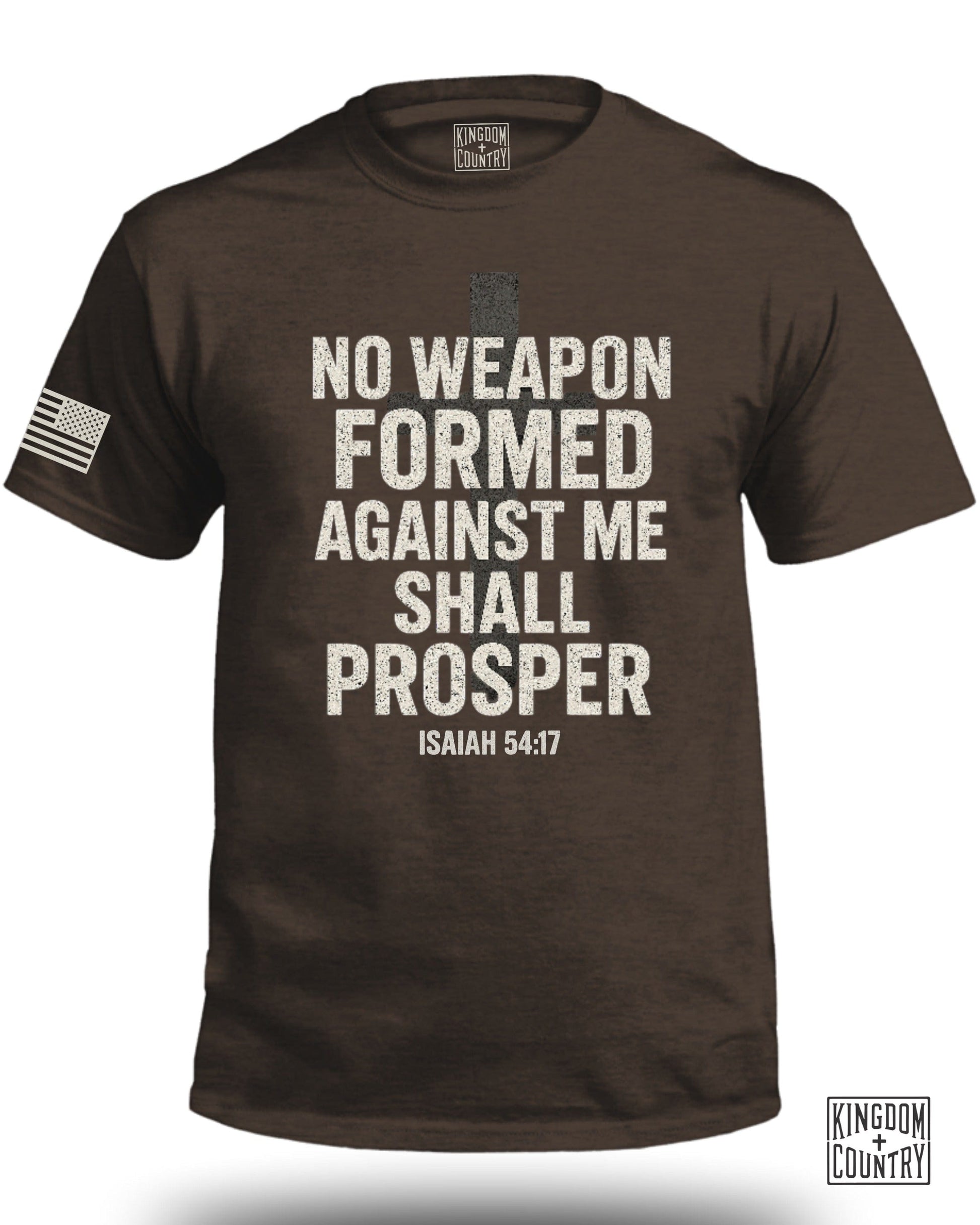 No Weapon Formed Against Me Shall Prosper Shirt Product