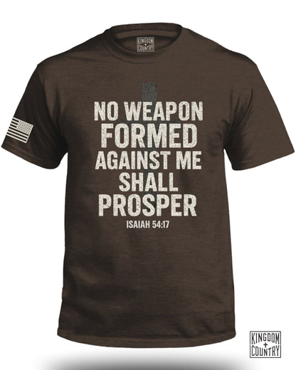 No Weapon Formed Against Me Shall Prosper Shirt Product