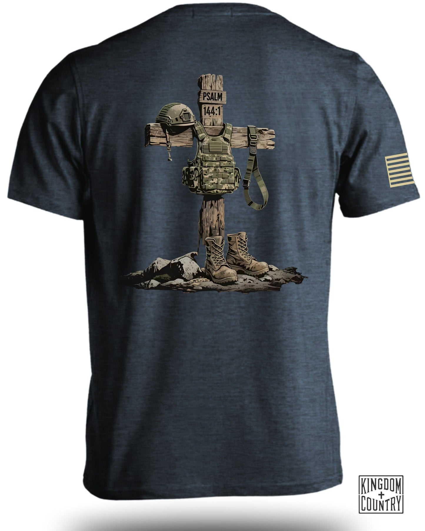 Psalm 144 Deployed Soldier Tribute Shirt product