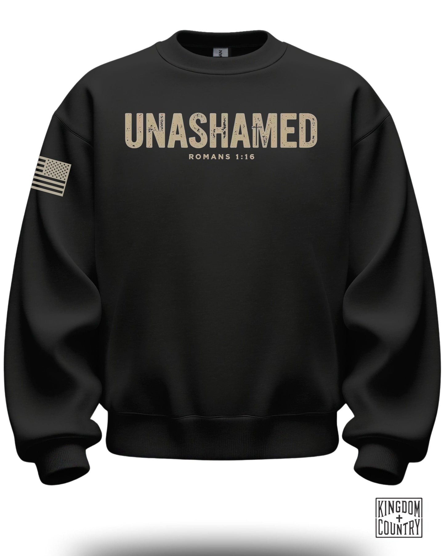 Unashamed Romans 1:16 Bold Statement Sweatshirt