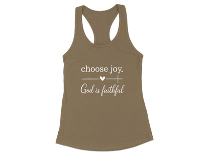 Choose Joy God Is Faithful Tank Top product type