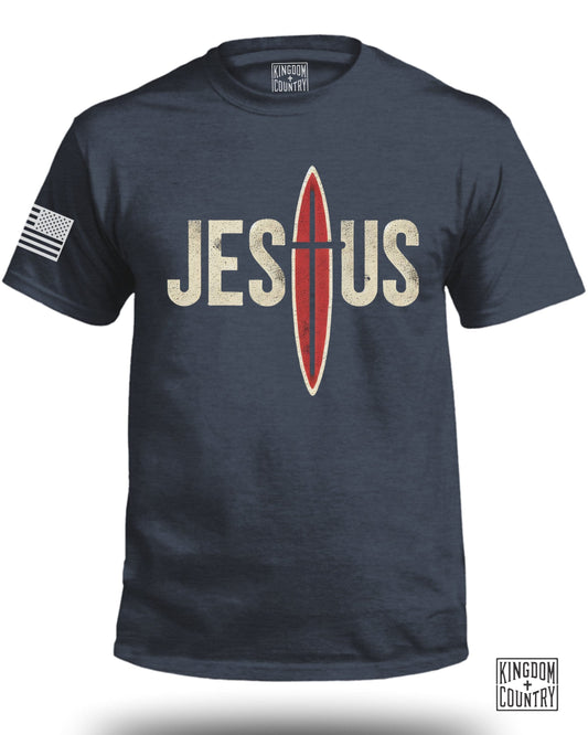 Jesus Surfboard Design Inspirational T-shirt product