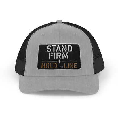 Stand Firm Hold The Line Snapback Trucker Cap