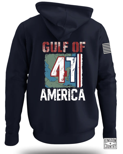Gulf Of 47 America Flag Printed Hoodie product