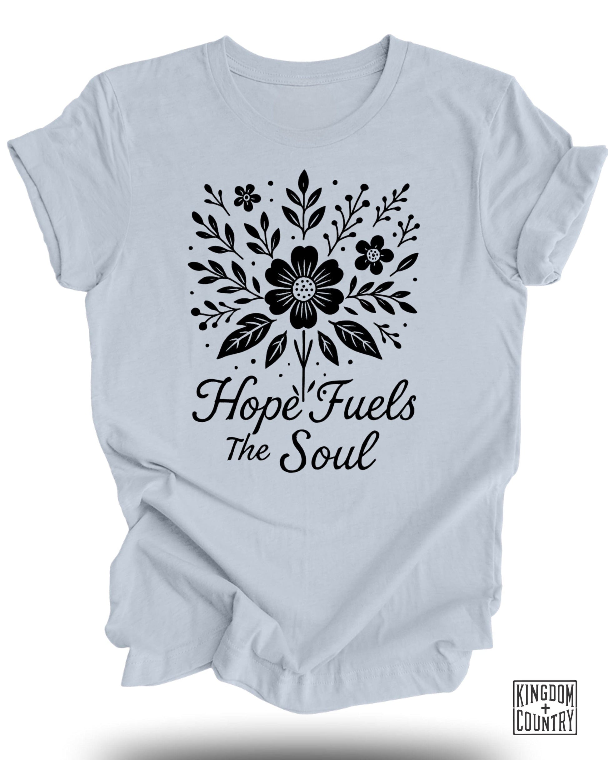 Hope Fuels The Soul Floral Graphic T-shirt product type