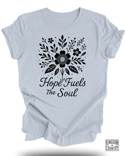 Hope Fuels The Soul Floral Graphic T-shirt product type